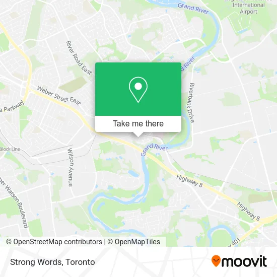 Strong Words map