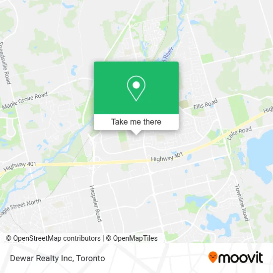 Dewar Realty Inc map