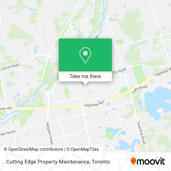 Cutting Edge Property Maintenance map