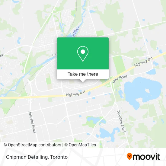 Chipman Detailing map