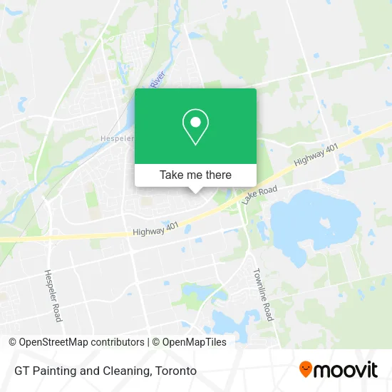 GT Painting and Cleaning map