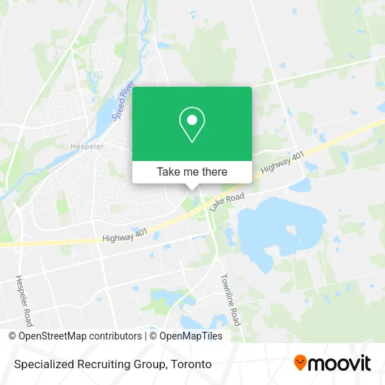 Specialized Recruiting Group map