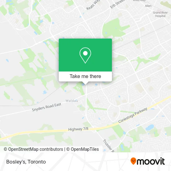 Bosley's map