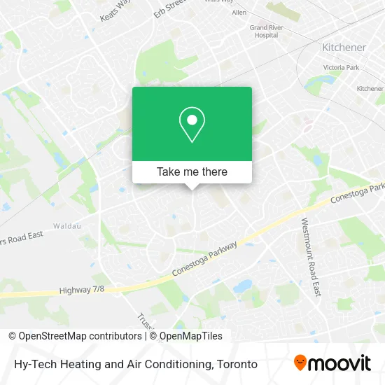 Hy-Tech Heating and Air Conditioning map