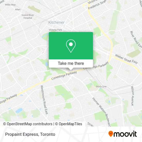 Propaint Express map