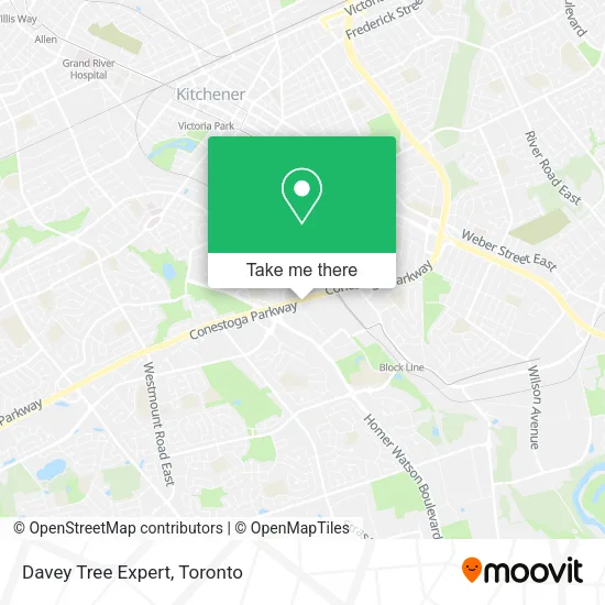 Davey Tree Expert map