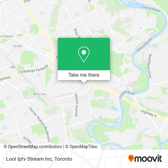 Lool Iptv Stream Inc map