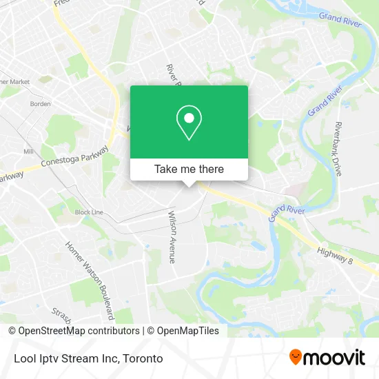 Lool Iptv Stream Inc map
