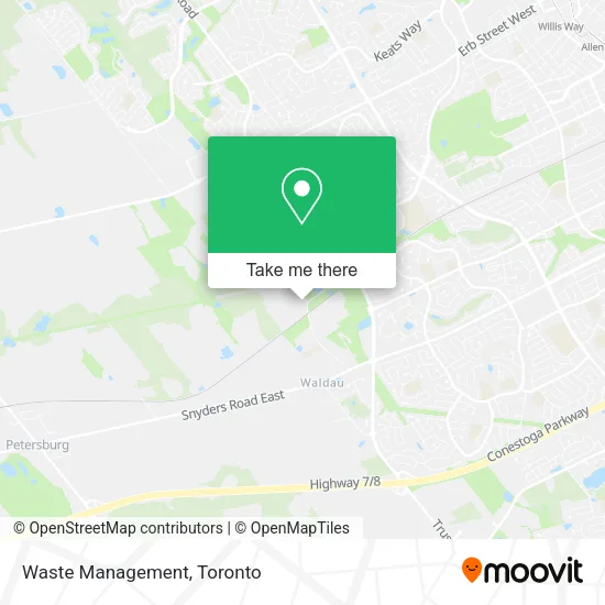 Waste Management map