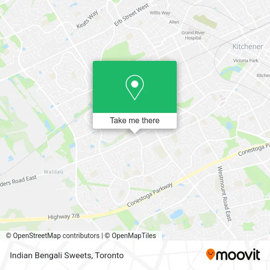 Indian Bengali Sweets map