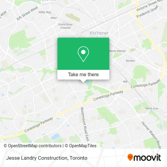 Jesse Landry Construction map
