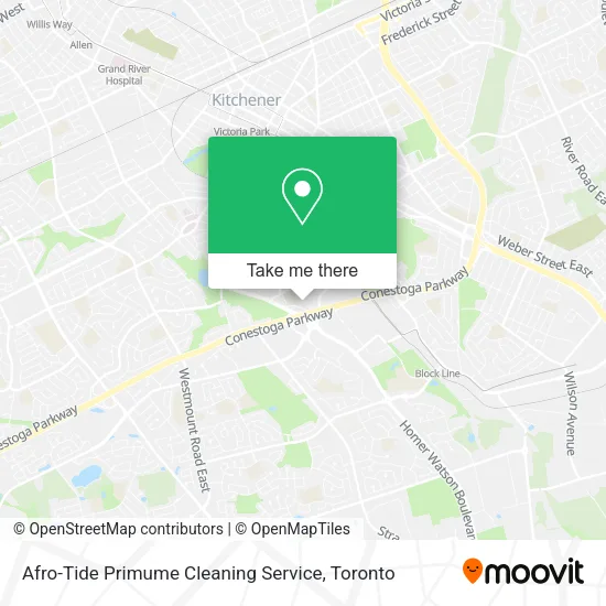 Afro-Tide Primume Cleaning Service map