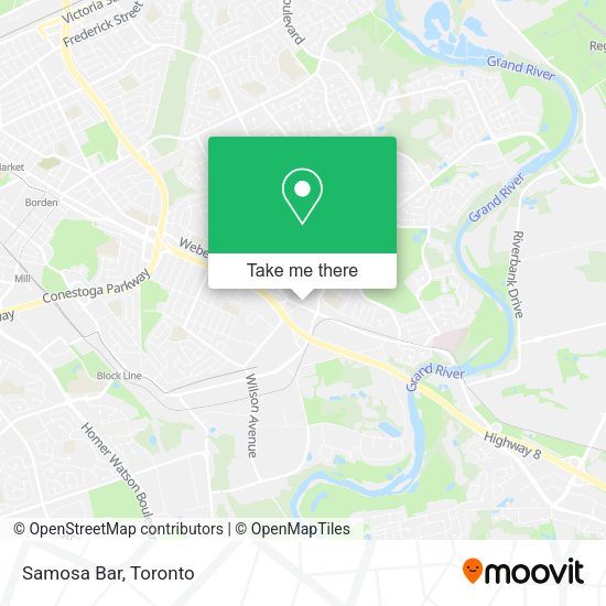 Samosa Bar map