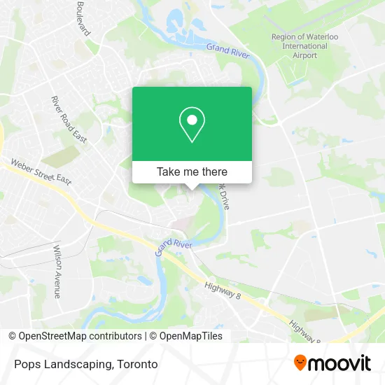 Pops Landscaping map