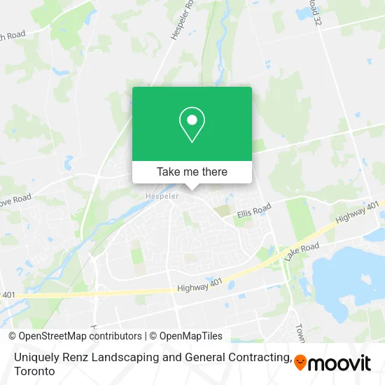Uniquely Renz Landscaping and General Contracting map