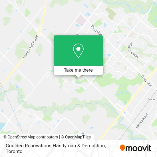 Goulden Renovations Handyman & Demolition map