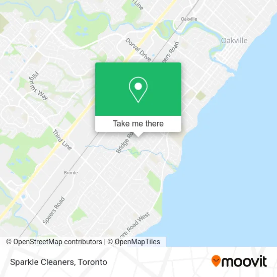 Sparkle Cleaners map