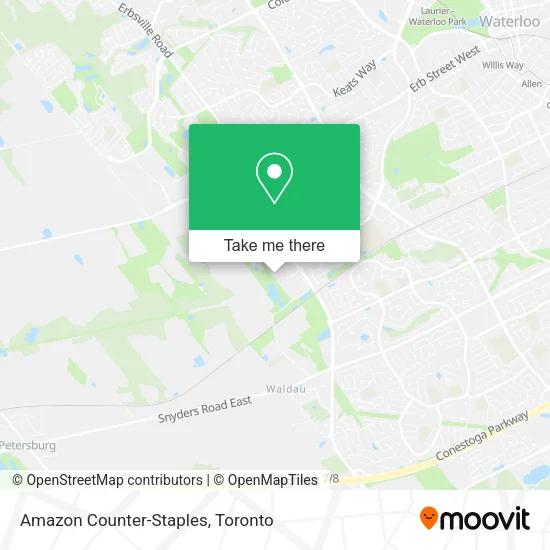 Amazon Counter-Staples map