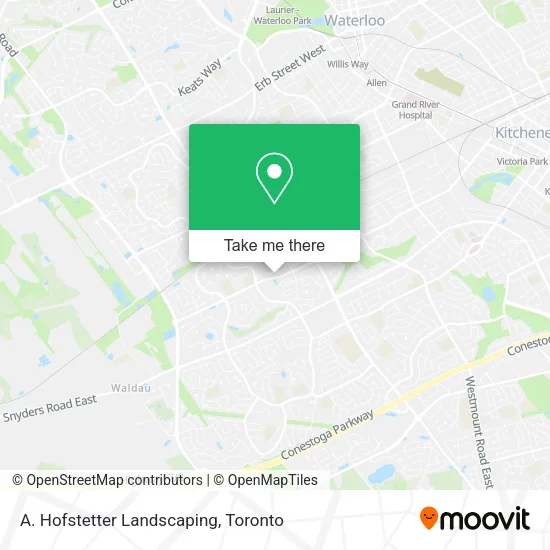 A. Hofstetter Landscaping map