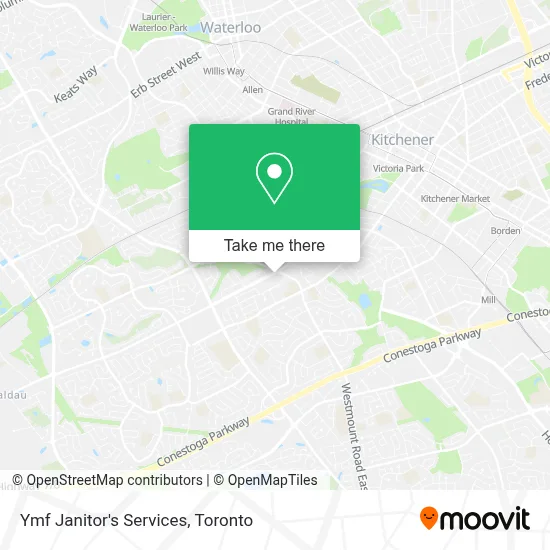 Ymf Janitor's Services map