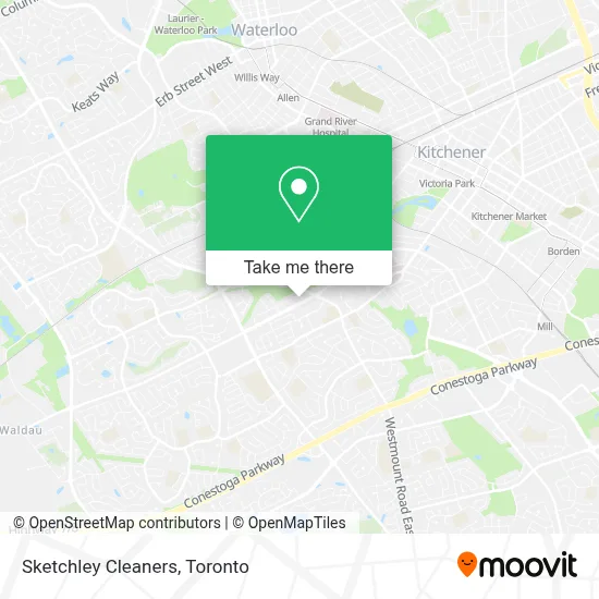 Sketchley Cleaners map