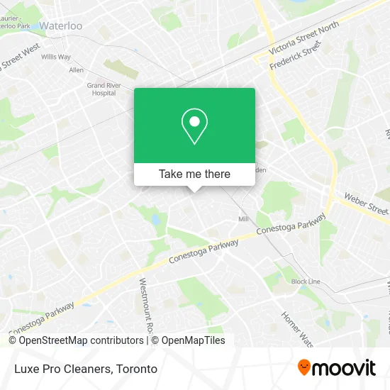 Luxe Pro Cleaners map