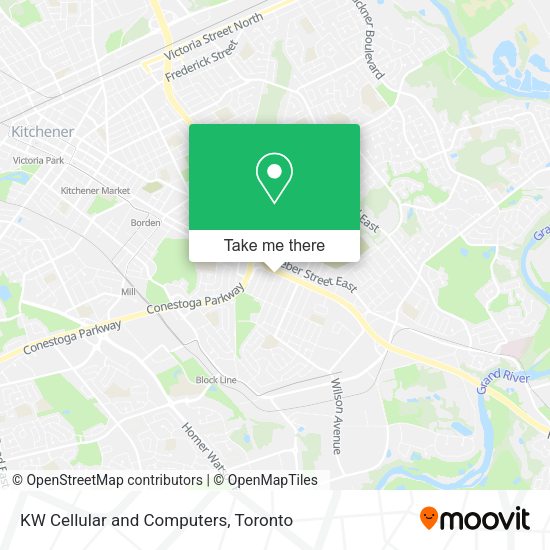 KW Cellular and Computers map