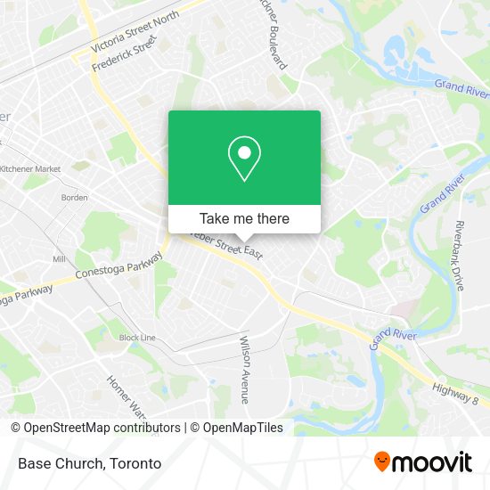 Base Church map