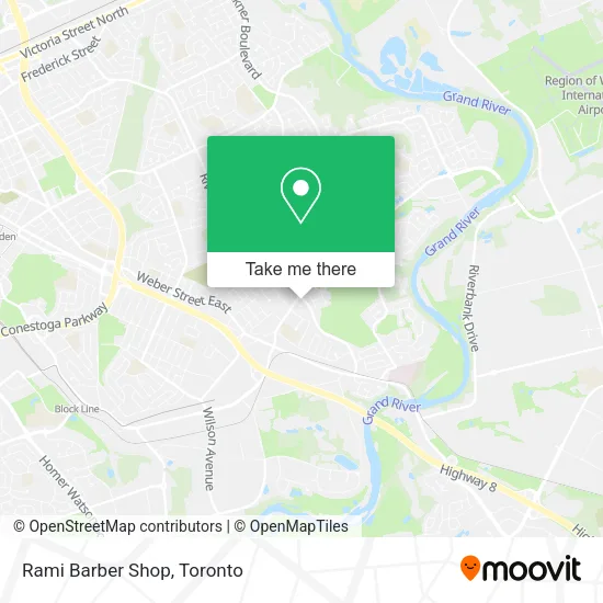Rami Barber Shop map