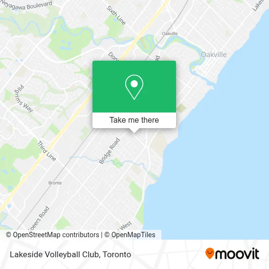 Lakeside Volleyball Club map