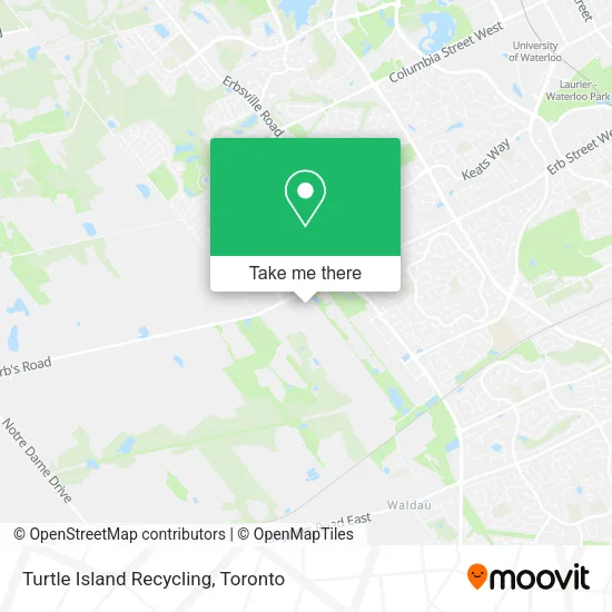 Turtle Island Recycling map