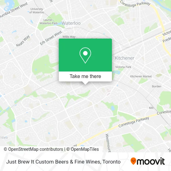 Just Brew It Custom Beers & Fine Wines map