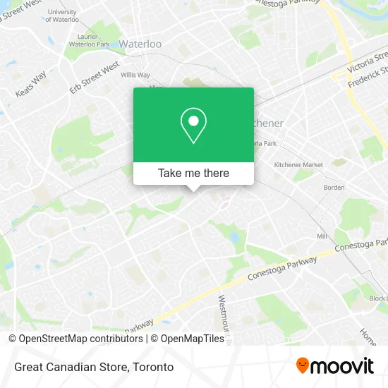 Great Canadian Store map