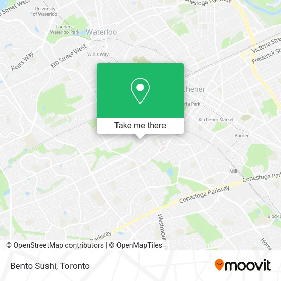 Bento Sushi map