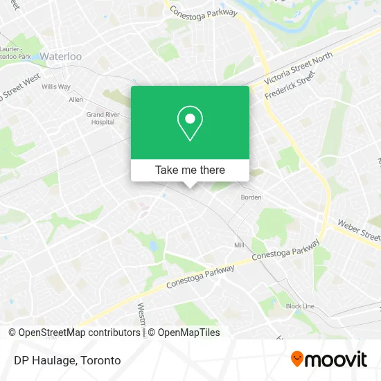 DP Haulage map