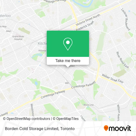 Borden Cold Storage Limited map
