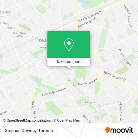 Stephen Downey map