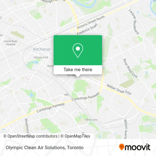 Olympic Clean Air Solutions map