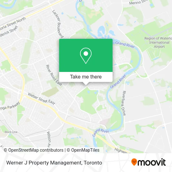 Werner J Property Management map