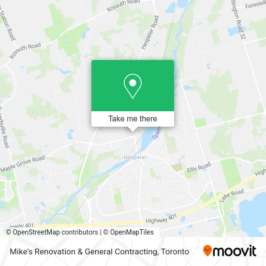Mike's Renovation & General Contracting map