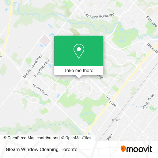 Gleam Window Cleaning map