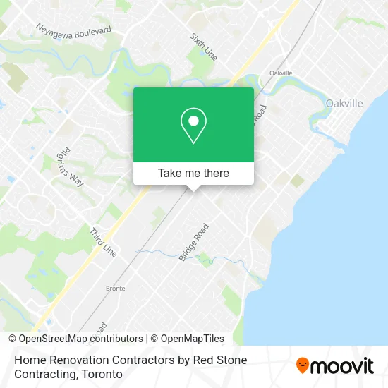 Home Renovation Contractors by Red Stone Contracting map