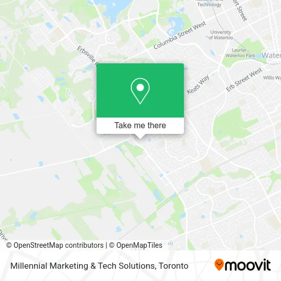 Millennial Marketing & Tech Solutions map