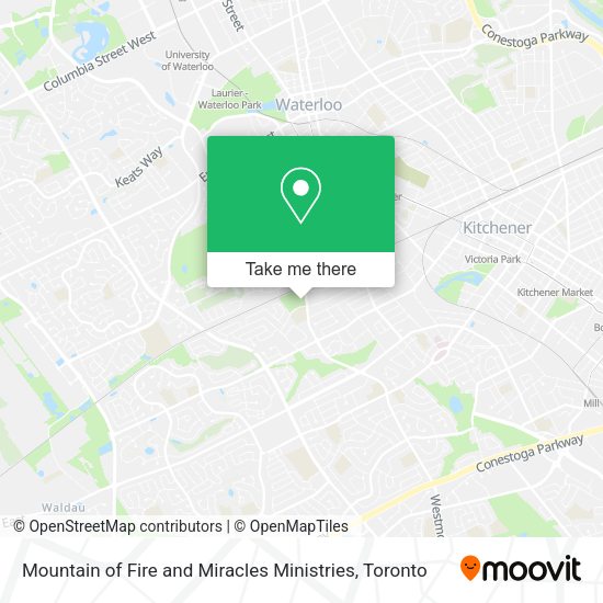 Mountain of Fire and Miracles Ministries map