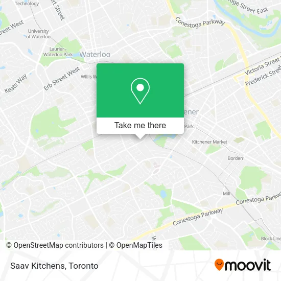Saav Kitchens map
