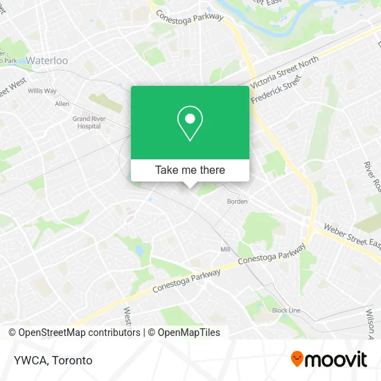 YWCA map