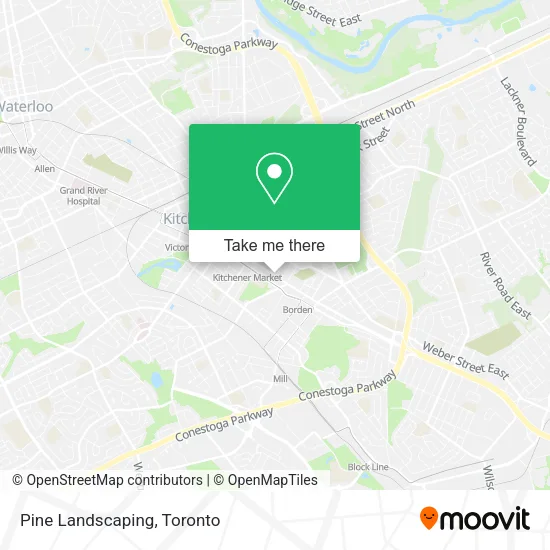 Pine Landscaping map