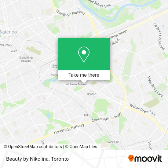 Beauty by Nikolina map