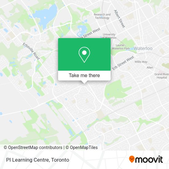 PI Learning Centre map