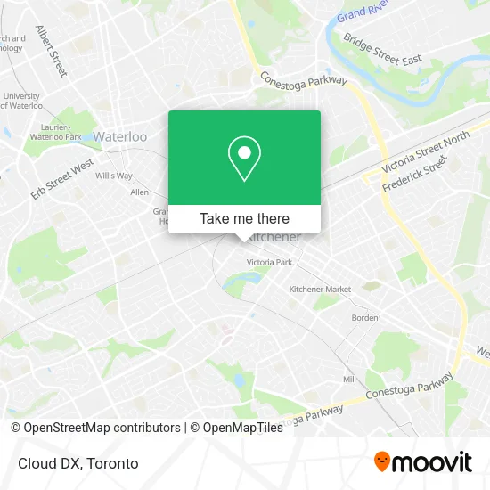 Cloud DX map